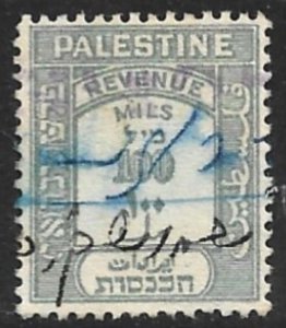 PALESTINE 1944 100m WATERMARK SIDEWAYS General Revenue Bale 261b VFU