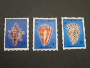 French Polynesia 1977 Sc C138-40 set MNH