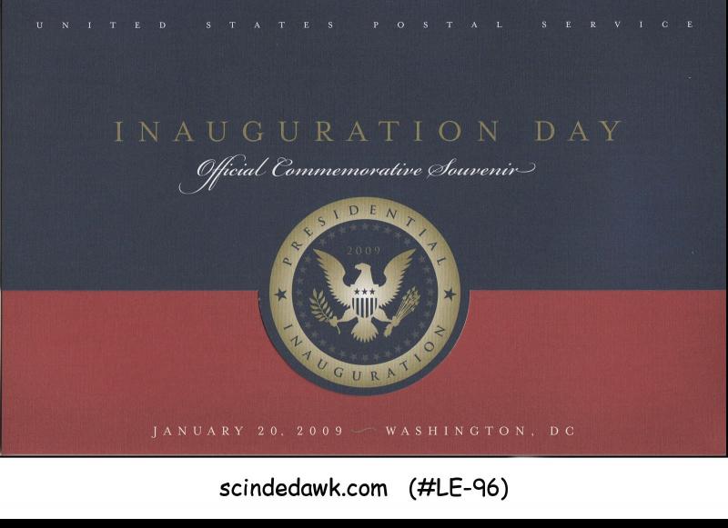 UNITED STATES USA - 2009 INAUGURATION DAY OFFICIAL COMMEMORATIVE SOUVENIR