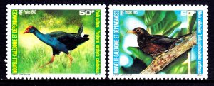 New Caledonia 1985 Birds Complete Mint MNH Set SC 533-534