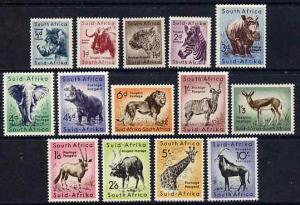 South Africa 1954 Animal definitive set complete 1/2d to ...