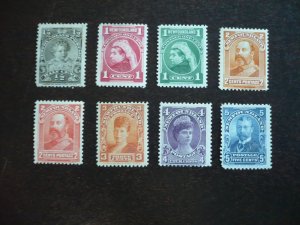 Stamps - Newfoundland - Scott# 78-85 - Mint Hinged Set of 8 Stamps