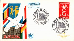 France, Worldwide First Day Cover, Europa