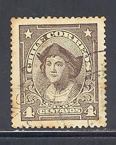Chile Sc # 129 used  (DT)