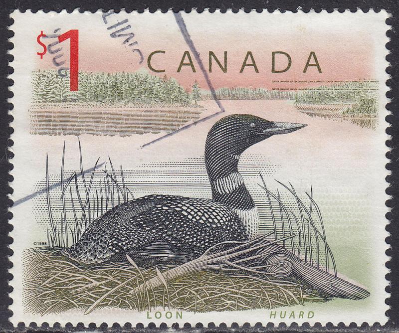 Canada 1687 USED 1998 Wildlife Definitives $1.00