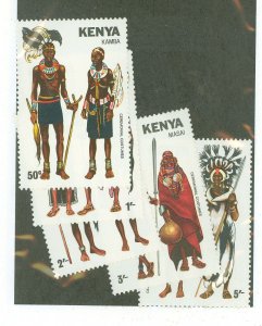 Kenya #207-11 Mint (NH) Single (Complete Set)