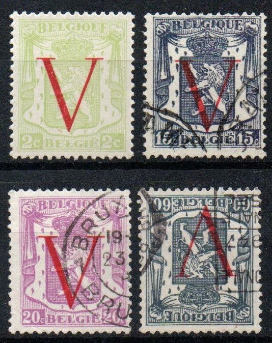 Belgium Sc #361-364 Mint/Used