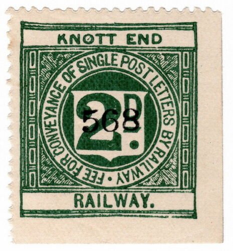 (I.B) Knott End Railway : Letter Stamp 2d 