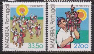 PORTUGAL-MADERIA  86-87 MNH 1982 Dancers