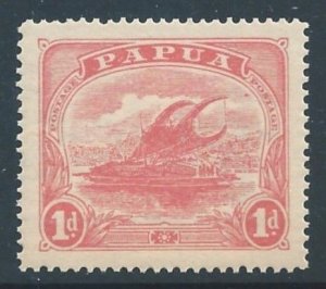 Papua New Guinea #51 NH 1p Lakatoi - Wmk. 74 - Perf 12 1/2