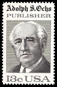 # 1700 MINT NEVER HINGED ADOLPH S. OCHS