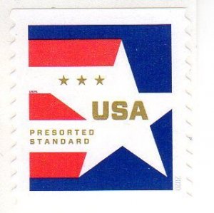 US Scott 5433 Presorted Star (10c) Coil Single (2020) Self-Adhesive MNH