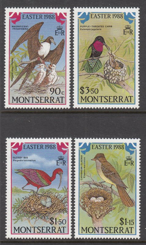 Montserrat 672-675 Birds Easter MNH VF