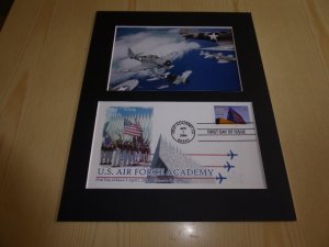 U.S. Air Force photograph and USA FDC mount matte 8 x 10