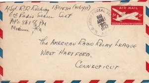 United States A.P.O.'s 5c DC-4 Skymaster Envelope 1947 U.S. Army Postal Servi...