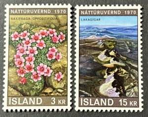 Iceland 1970 #425-6, Nature Conservation, MNH.