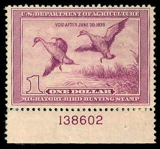 U.S. REV. DUCKS RW5  Mint (ID # 65419)