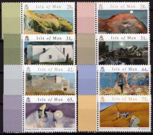 ZAYIX Isle of Man 1190-1197 MNH Paintings Norman Sayle Landscapes 061223SM171M