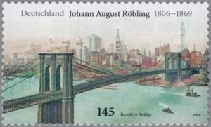 Germany 2011,Scott#2384 MNH, Johann August Röbling - Brooklyn Bridge
