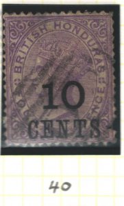 British Honduras Sc#30 Used - fault