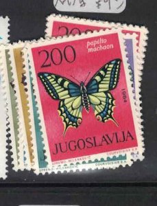 Yugoslavia Butterfly SC 724-9 MNH (5gzo)