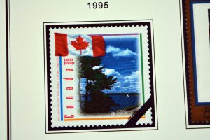 COLOR PRINTED CANADA 1989-1999 STAMP ALBUM PAGES (101 illustrated pages)