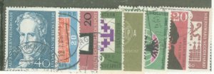 Germany #800-803, 805, 807, 809, 817 Used Singles (SCV=$3.85) 