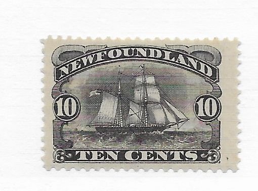 Newfoundland #59 MH XF Large Margins Cat $200 - Stamp