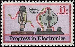 U.S. Scott # C86  1973 11c multi Litho& Progress in Electronics  mint-nh- vf