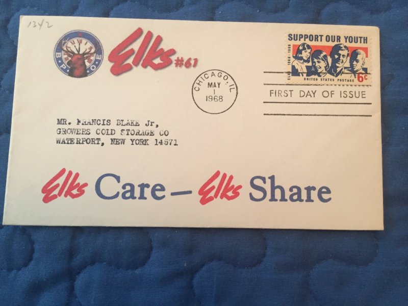 FDC ELKS  1342. NICE COVER