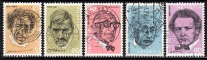 Switzerland #546-50 ~ Cplt Set of 5 ~ (1972) Ucto, MX