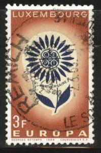 Luxembourg Scott 411 Used 1964 Europa stamp