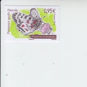 2015 Fr Andorra Apollo Butterfly  (Scott NA) 