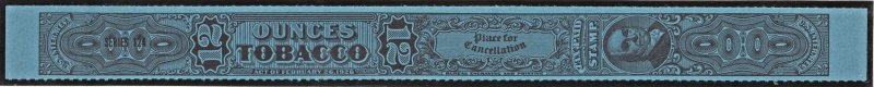 TG 1079a Series 124 12 Ounce Tobacco Strip Taxpaid Revenue Stamp (1954) NGAI/NH