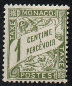 Monaco Sc #J1 Mint Hinged