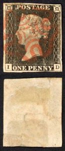 Penny Black (ID) Four Margins but repaired
