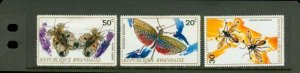 Rwanda Insects , 3 stamps