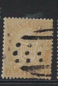 Guatemala SC 1 Number Cancel VFU (2faz) 