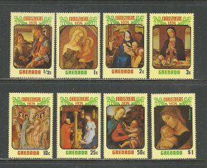 Grenada Scott catalog # 574-581 Mint NH