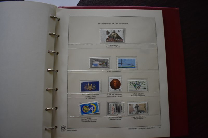 GERMANY  1987 YEAR SET  MNH