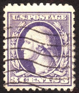 1918, US 3c, Washington, Used, Nice color & centered, Sc 530