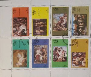 OH) 1973 OMAN,  ART . PAINTINGS - TINTORETTO, FRANCOIS BOUCHER, RUBENS, HANS VON