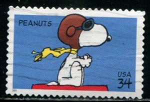 3507 US 34c Peanuts SA, used