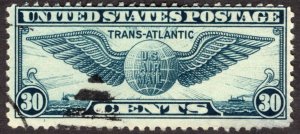 1939, US 30c, Winged Globe, Used, Sc C24