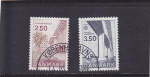 Denmark  Scott#  738-9  Used