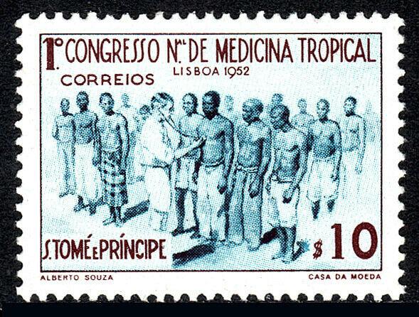 St Thomas & Prince Islands 356, MNH. Medical Congress of Tropical Medicine, 1952