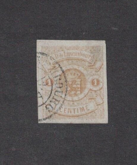 Luxembourg 4 - Coat Of Arms Imperf Single. Used.    #02 LUX4