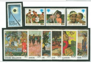 Cook Islands #159/221-226/529-531 Mint (NH) Single