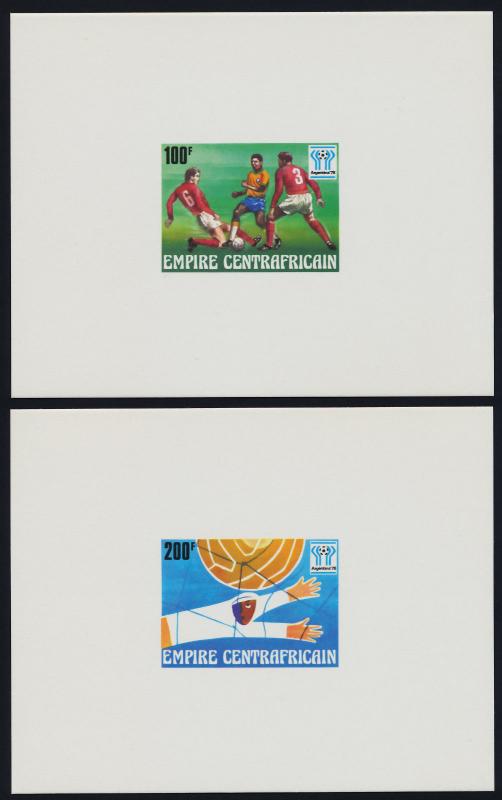 Central Africa 303-7 Deluxe Sheets MNH World Cup Soccer, Sports