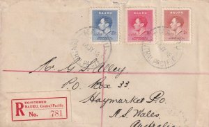 1938, Nauru to Haymarket, Australia, Registered, See Remark (42978)